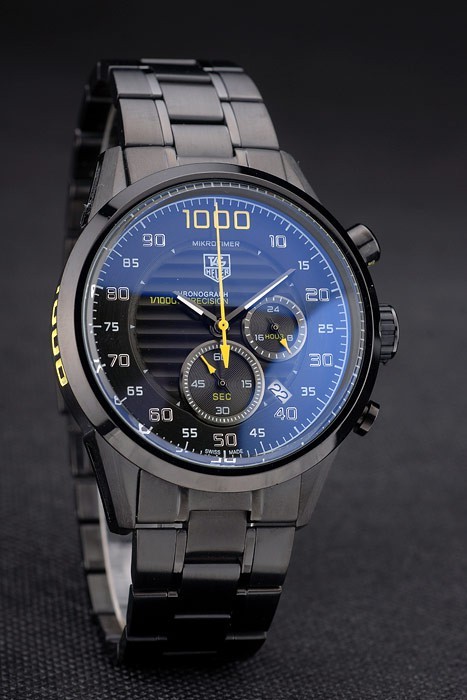cheie căptușeală casetă  Tag Heuer Mikrotimer Flying 1000 Oțel inoxidabil negru 7914 – Replica  ceasurilor elvetiene